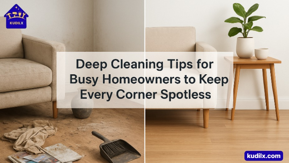 Deep Cleaning Tips for Busy Homeowners to Keep Every Corner Spotless