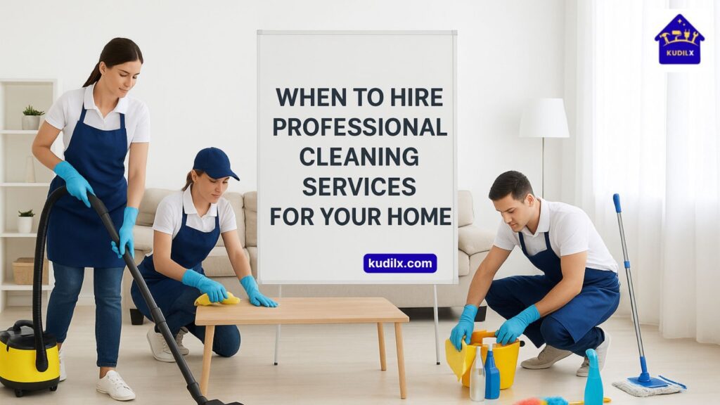 When​‍‌ to Hire Professional Cleaning Services for Your Home